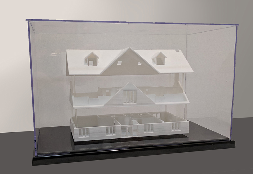 3D Model, exploded, architectural physical model, scale, house, margate, kent, uk